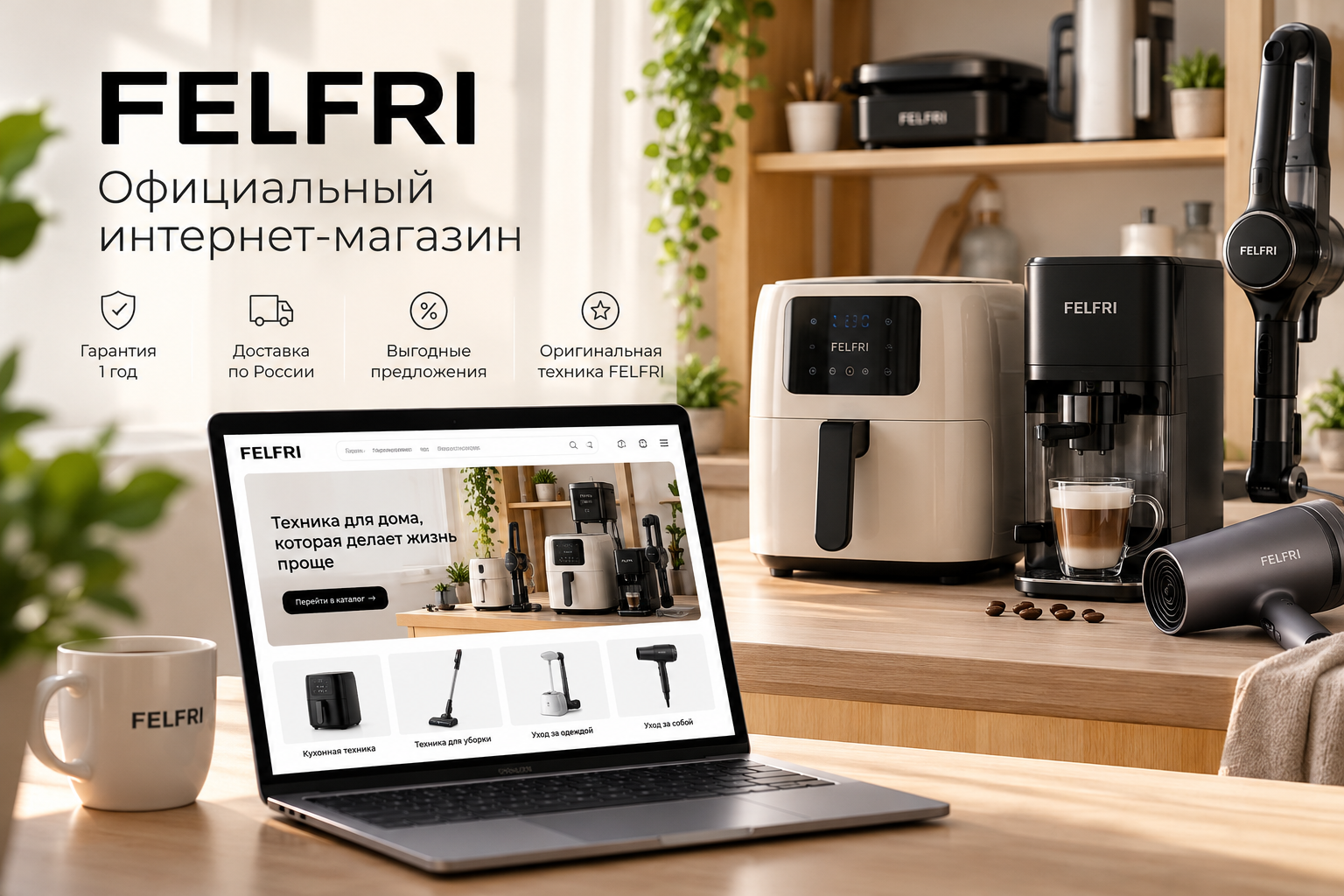 Где купить технику FELFRI: официальный интернет-магазин бренда